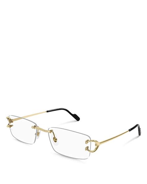 Shop Cartier Signature C Rimless 24K Gold